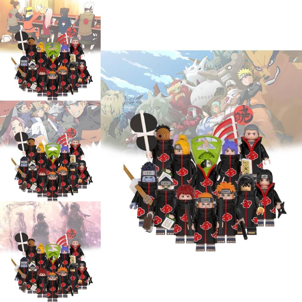 Colorful And Creative Naruto Mini Figure Building Blocks Toys For Diy Fun And Play