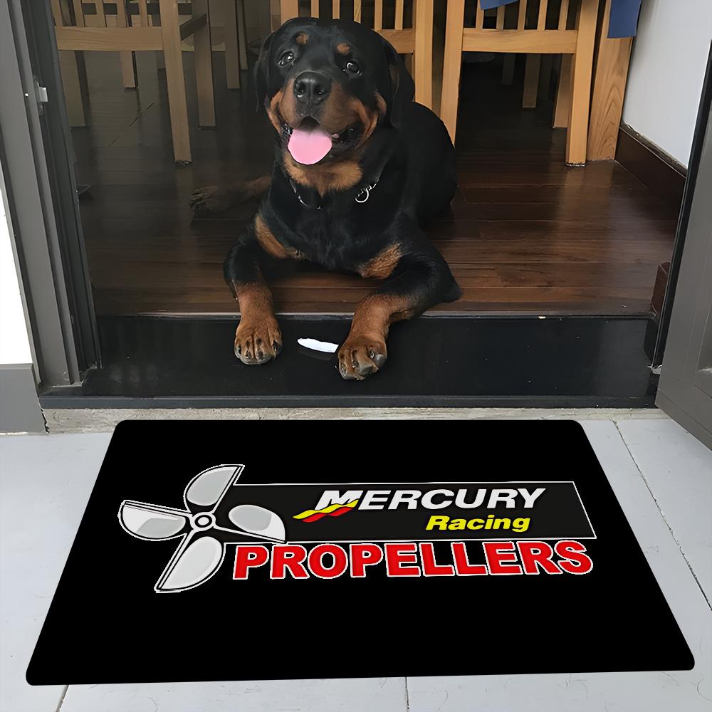 Mercury Racing Door Mat Washable Non-Slip Living Room Sofa Chairs Area Mat Kitchen Welcome Doormat