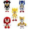 Super Sonic Kuscheltier Tails Knuckles Igel Stofftier Weich Kinder Geschenk 30cm