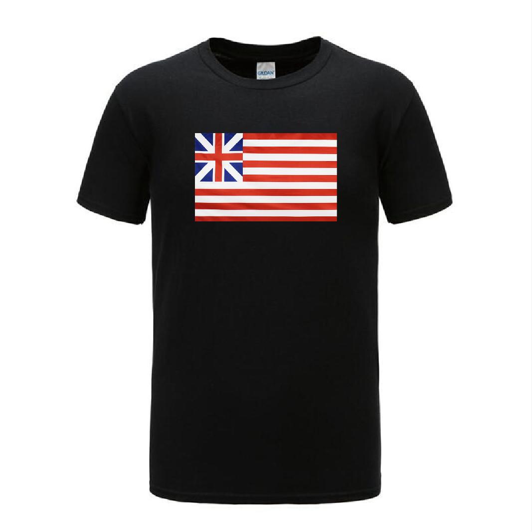 

men t shirt male cool Grand Union Flag 3XL чорний
