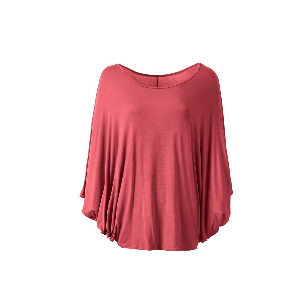 Plus Size Ladies 40-count Modal Batwing-sleeved Tshirt Short Sleeves Slimming Casual T-shirts Loose Tee Tops 13 Colors Japanese-style