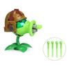 1pcs New Plants vs Zombies 2 Peashooter Coconut Cannon Genuine Game Scene Figure Ornaments Soft Silicone Birthday Gift For Kids