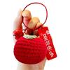 Creative Knit Crochet Keychain Bag Pendant Cute and Fashionable Keyring Ornament for Women and Girls