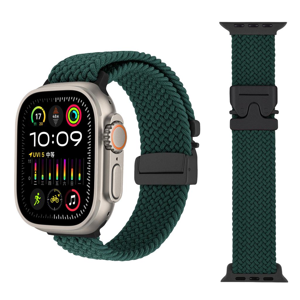 Parachute Strap For Apple Watch Ultra 3 2 Band 49mm 46mm 42mm 45mm 41mm 44mm Braided Nylon Bracelet iWatch 11 10 9 8 7 6 SE Belt