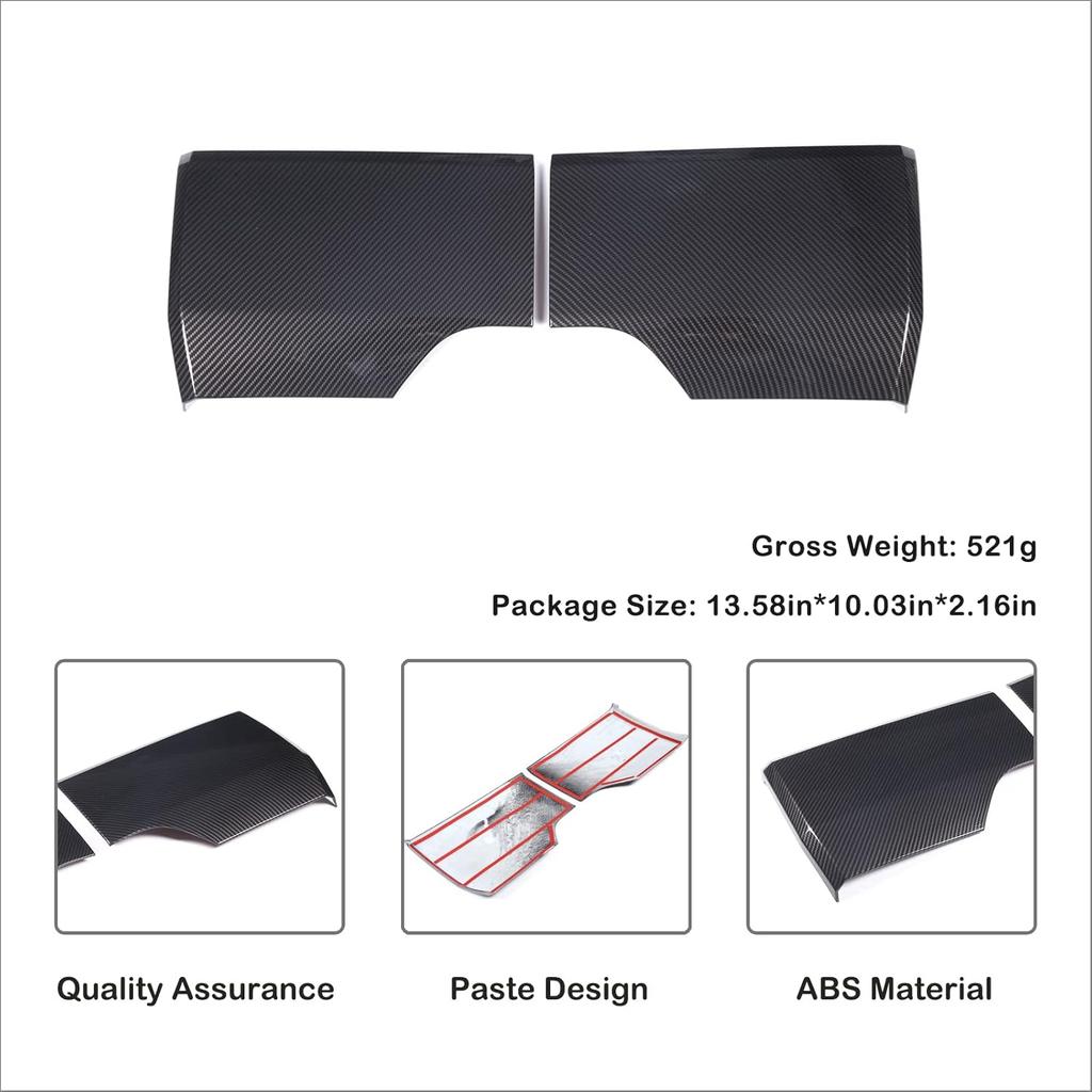 Car Rear Bumper Protector Guard Cover Compatible with Toyota Tundra -2025 Pickup Rear Side Bumper Corner Guard Edge Protection Anti-Collision Corners
