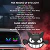 Kebidu Solar‑Powered Car Devil Light, RGB LED Decor Lamp, Type‑C Rechargeable Suction Cup Car Window Ornament Light
