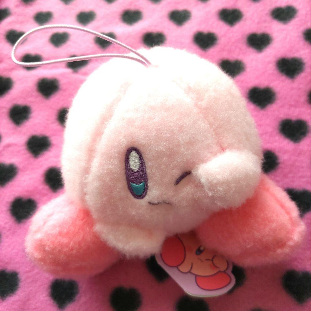 New Kirby the Star Wool Felt Style Sleeping Mini Plush Kirby Doze
