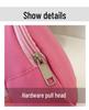 Solid Color Lightweight Fashionable Crossbody Bag for Girls