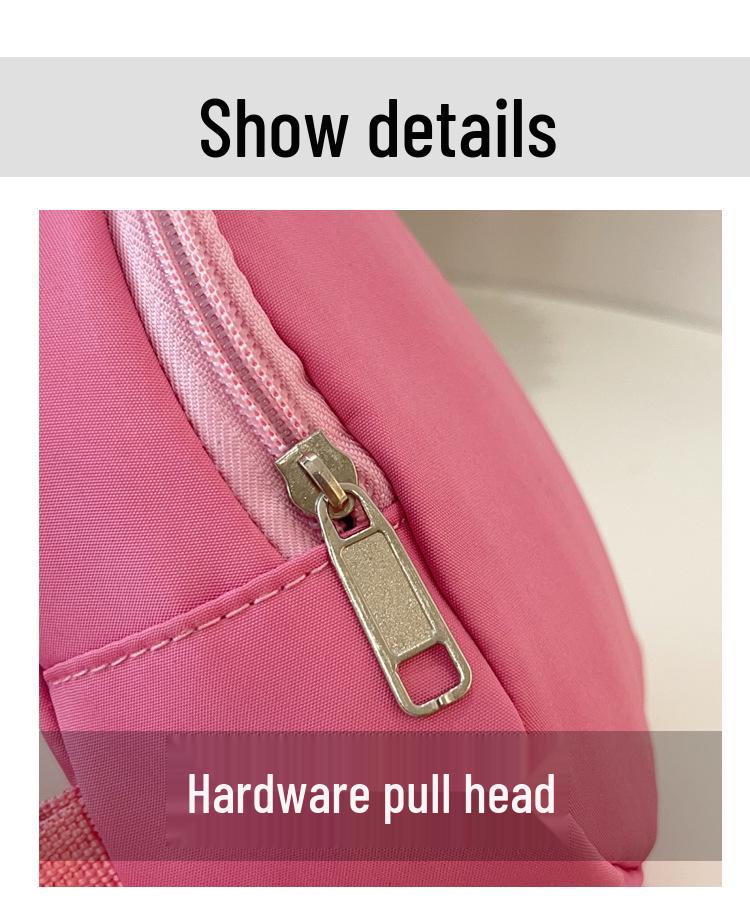 Solid Color Lightweight Fashionable Crossbody Bag for Girls