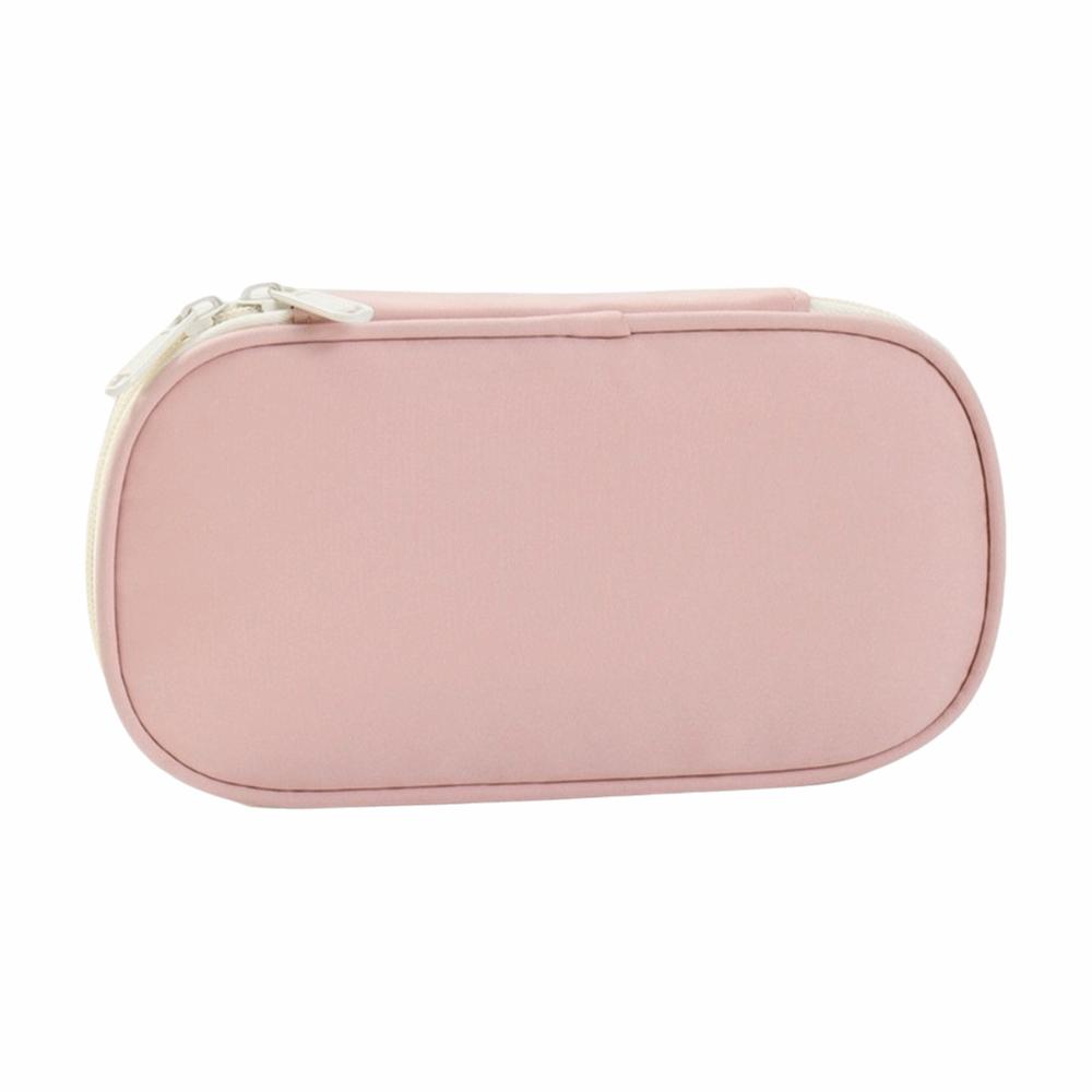 Water-Resistant Jewelry Organizer Compact Design Necklaces Holder Case Jewelry Storage Bag  Daily Large Pink