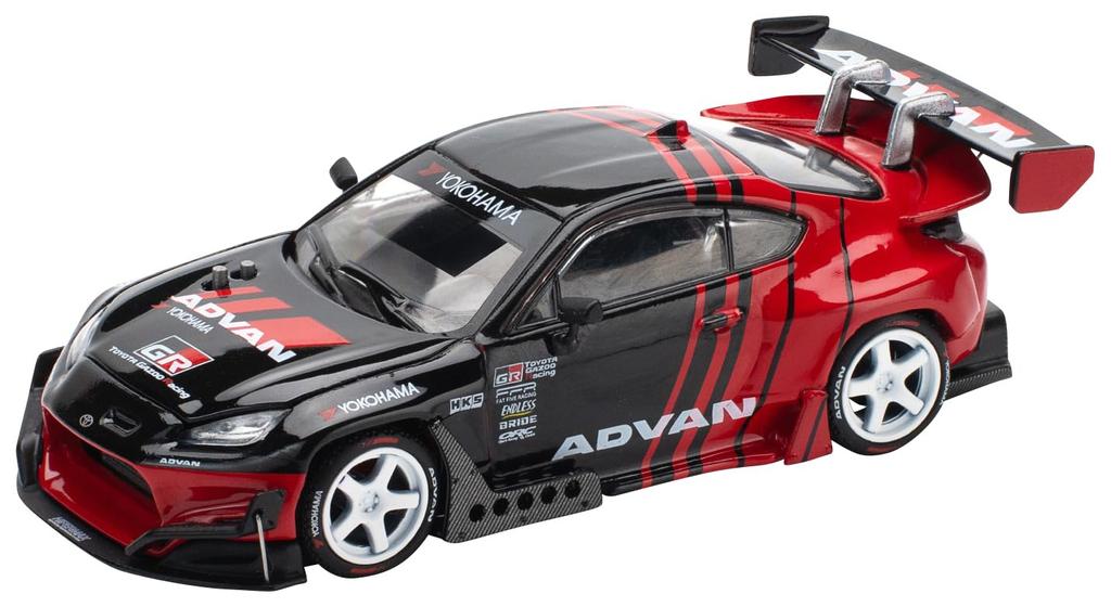 POP RACE 1/64 Pandem GR86 - ADVAN Finished Model PR640228