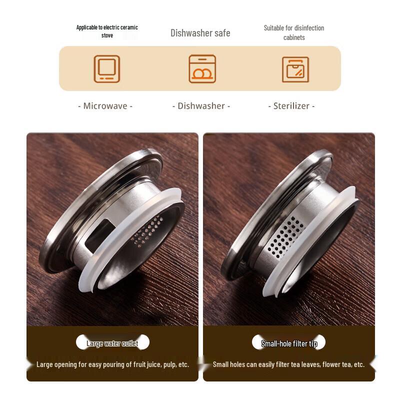 Green Apple GPH31-1 1.95L Heat-Resistant Glass Kettle & Pitcher