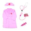 Bambini Giocattoli da dottore infermiere simulato Gioco di ruolo rosa Set per bambini Giochi interattivi Festa Ragazze Regali di compleanno TMZ