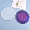 DIY Runes Symbol Crystal Epoxy Resin Mold Circle Divination Board Silicone Mould