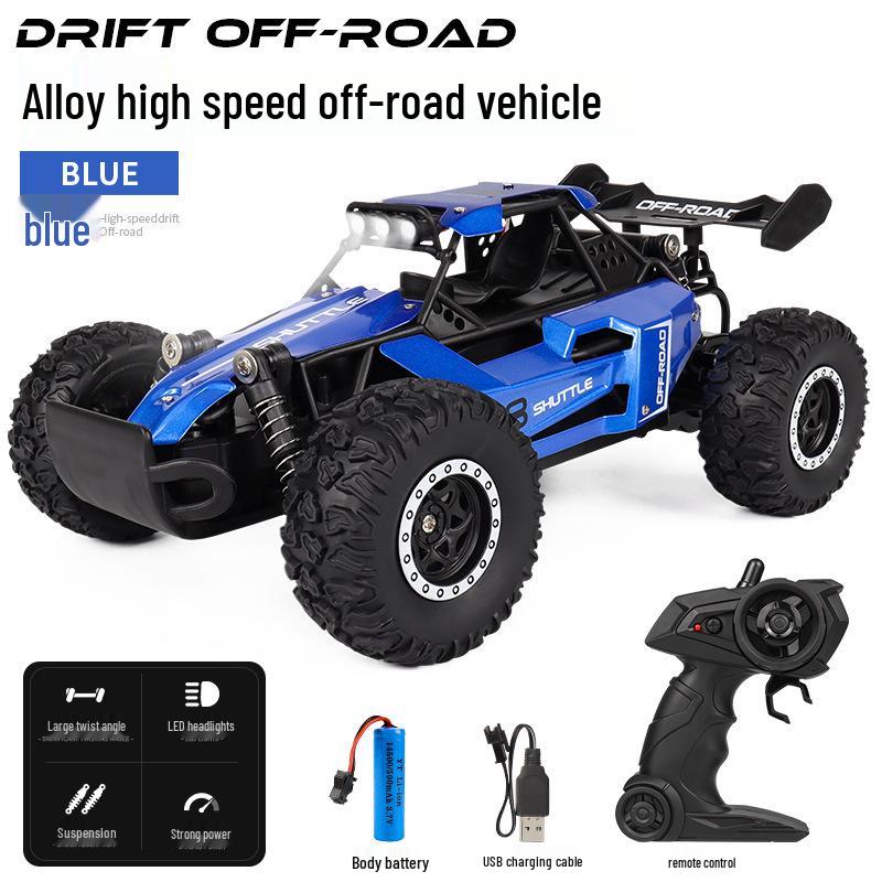 1:16 Alloy Remote Control 2.4G RC High-Speed Off-Road Racing Drift Car