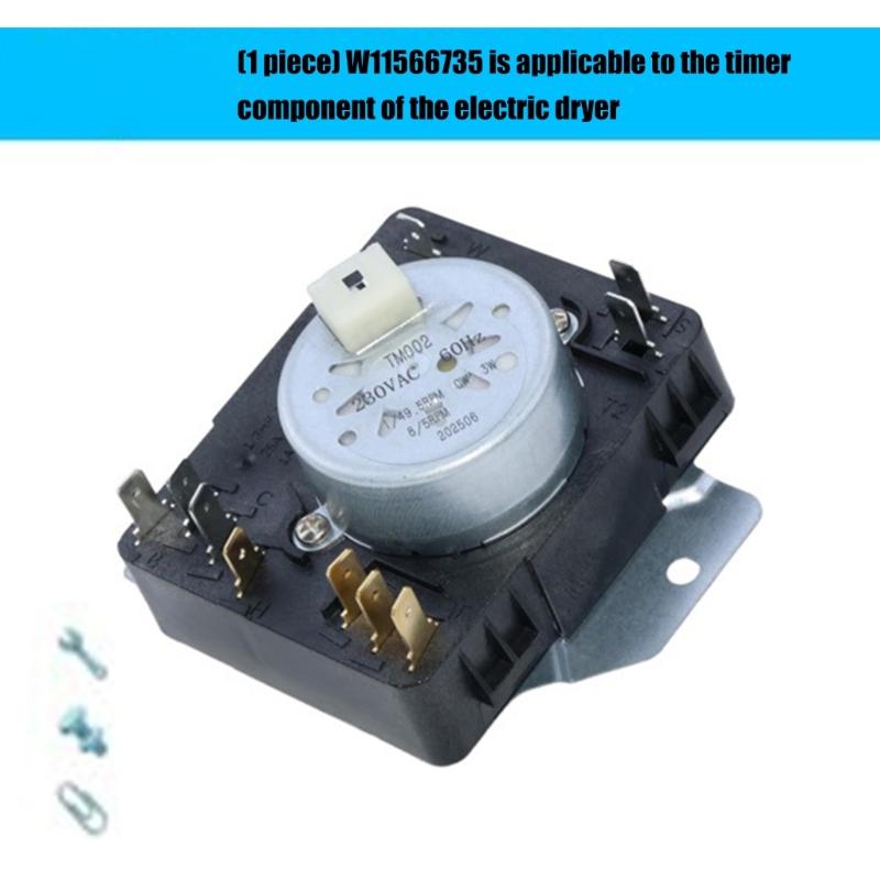 W11566735 Timer suszarki Zamiennik dla PS17216594 EAP17216594 W11685947 4981088 AP7215858 FIX17216594 162-428-1 Łatwy montaż
