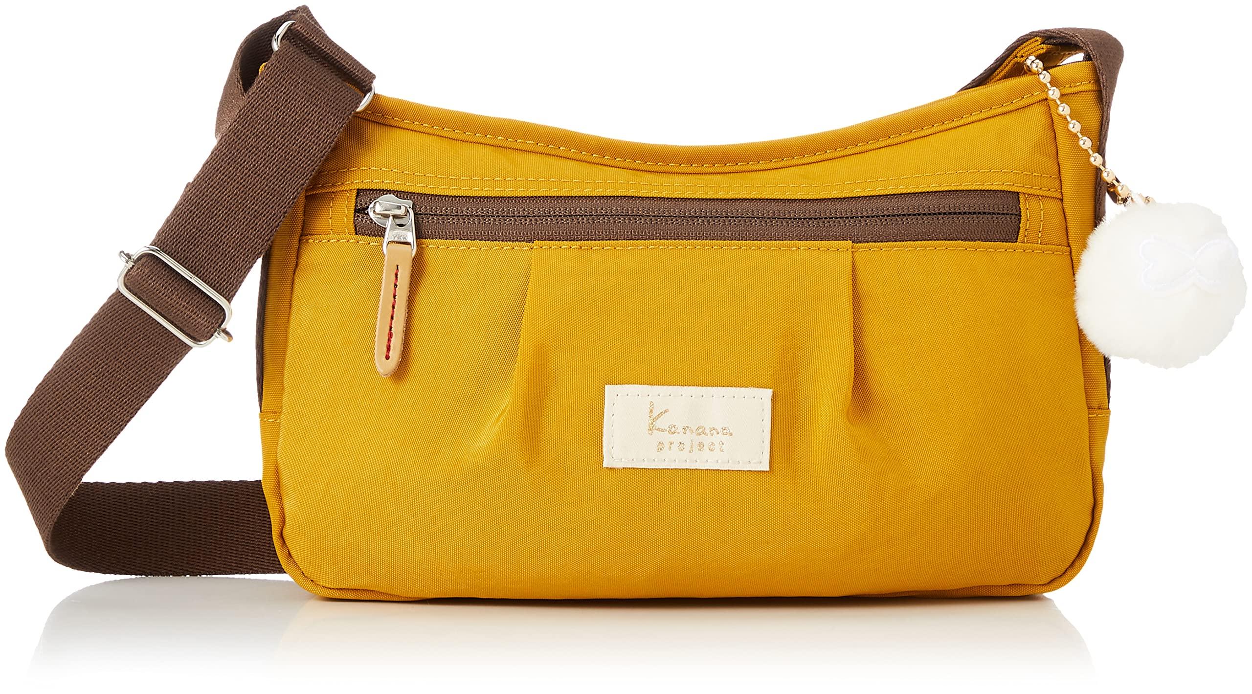 

Project Shoulder bag for mini water mustard [Kanana Collection] women, size, repellent, lightweight, Assam, No. 67672, гірчичний