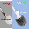 Toilet Cleaner Brush Long-Handle Toilet Brush Cleaner And Holder Ergonomic Scrub Resistant Scrubber Cleaning Tool For Stone