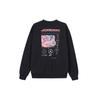 Jordan Logo Print Crew Neck Sweatshirt Men Tops Black FV4018-010