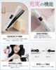 KEYNICE Cordless Mini Hair Straightening USB 15mm 3 Temperature Business White Iron, 2-Way & Curling, Rechargeable, Portable, Plates, Unisex,