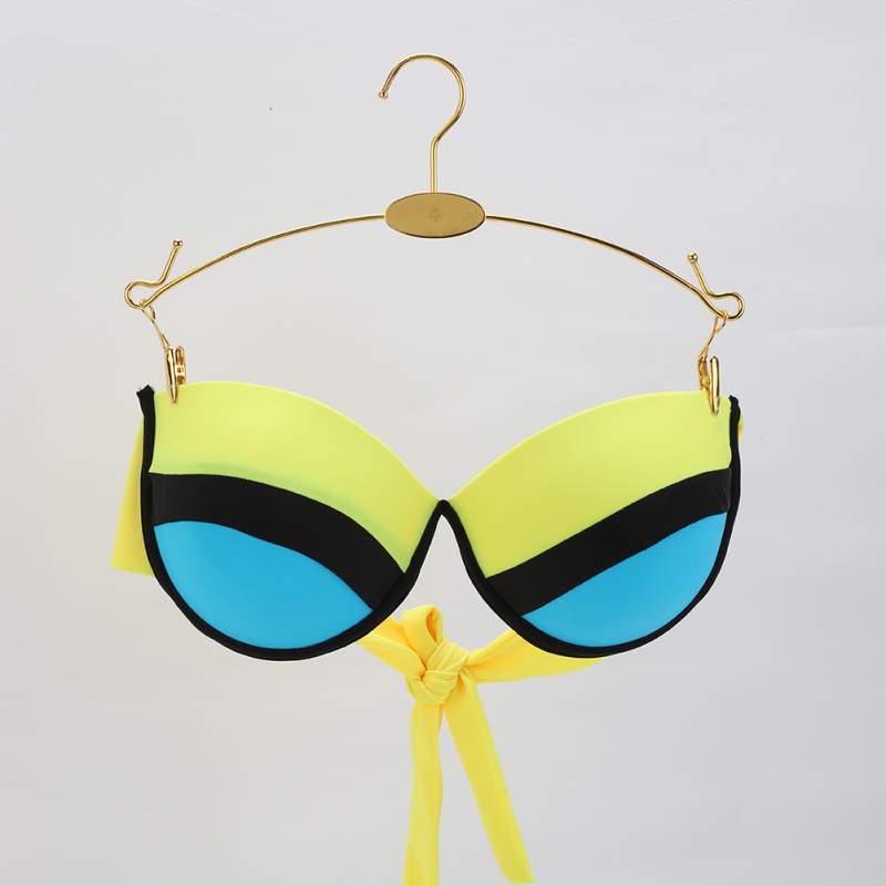 Metal Plated Inner Hanger Bra Clips Portable Bathrooms Cloth Hanger Socks Panty Racks Home Drying Clothes Hanger With Clips