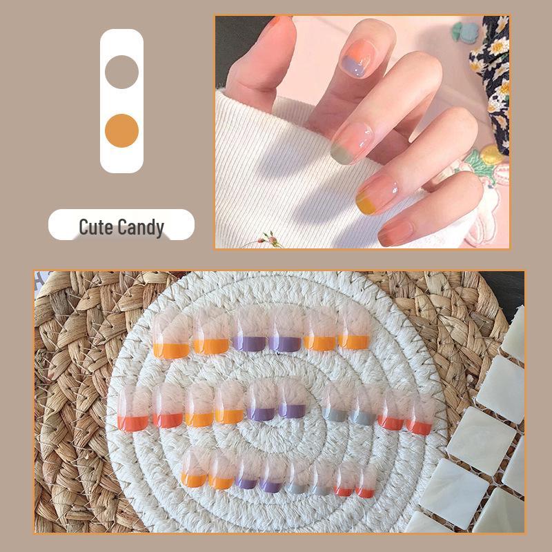 Press-On Removable Fake Nails - Fashionable Manicure Nail Tips