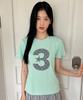 BAUF 3 Logo Dot Slim Fit T-Shirt [Mint]