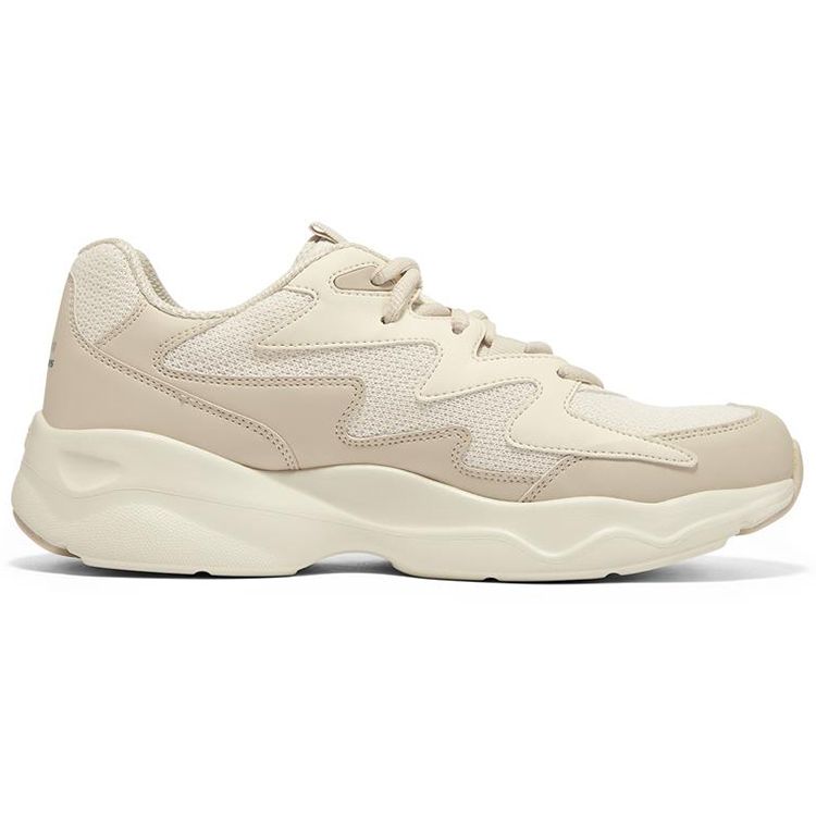 Skechers DLites Airy Mesh Synthetic Leather Lace-Up Low-Top Dad Shoes Men Sneakers Off-White 894044-OFWT