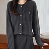 Fashionable and Stylish Top High-end Fringed Knitted Cardigan for Women Short Coat Sweater