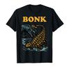 Bonk Dinosaur Funny Prehistoric Humor Design T-shirt For Men Women 100% Cotton T Shirts Short Sleeve Tops P468
