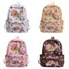 Multi-Compartment Cartoon Animal School Bag Waterproof Capybara Student Bag  Gifts