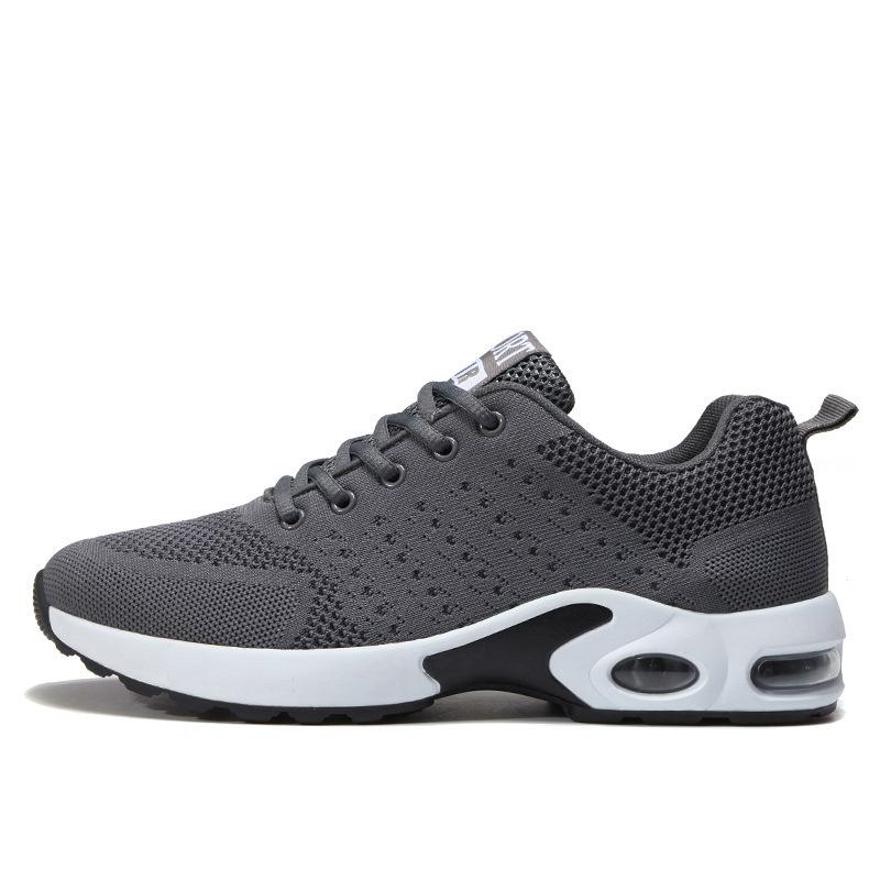Hot-selling spring new dense mesh fly-woven shoes comfortable and casual large-size sports shoes
