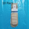 10 Pairs of Women Spring and Summer Lotus Leaf Edge Not Leg Wide Mouth Massage Bottom Loose Non Slip Tube Socks