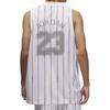 Air Jordan Stripe Logo Loose Breathable Mesh Sports Vest White Men's DM1381-100