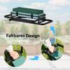 Garden Kneeling Pad and Seat, 150 kg Load Capacity, Garden Stool with Thick Padded Knee Area, Extendable Steel Legs
