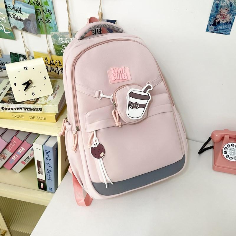 The Schoolbag Is High-value, Sweet and Cute, and the Schoolbag Is Casual, Simple, Light and Versatile.