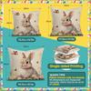 Easter Bunny And Eggs Pillowcase Printed Polyester 40/45/50cm Throw Pillowcover Decorative Sofa Cushion Pillowslip Home Decor
