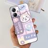 For Motorola Moto G54 5G Case Black Matte Liquid Silicone On Motorola G54 MotoG54 G 54 Soft Cover Leopard Print Coques Fundas