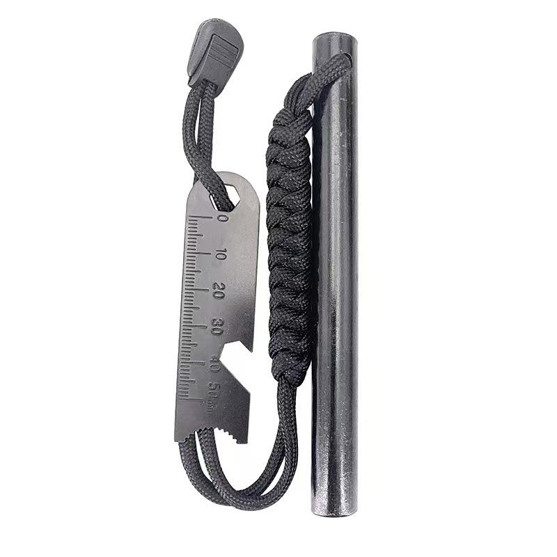 Magnesium Rod Fire Starter with Scraper - Outdoor Survival & Camping Tool