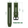 Strap For COROS PACE 4 3 Pro WristBand Sports Rubber 22mm Watch Straps For COROS APEX 2pro 4-42mm/APEX 46mm Bracelet Accessories