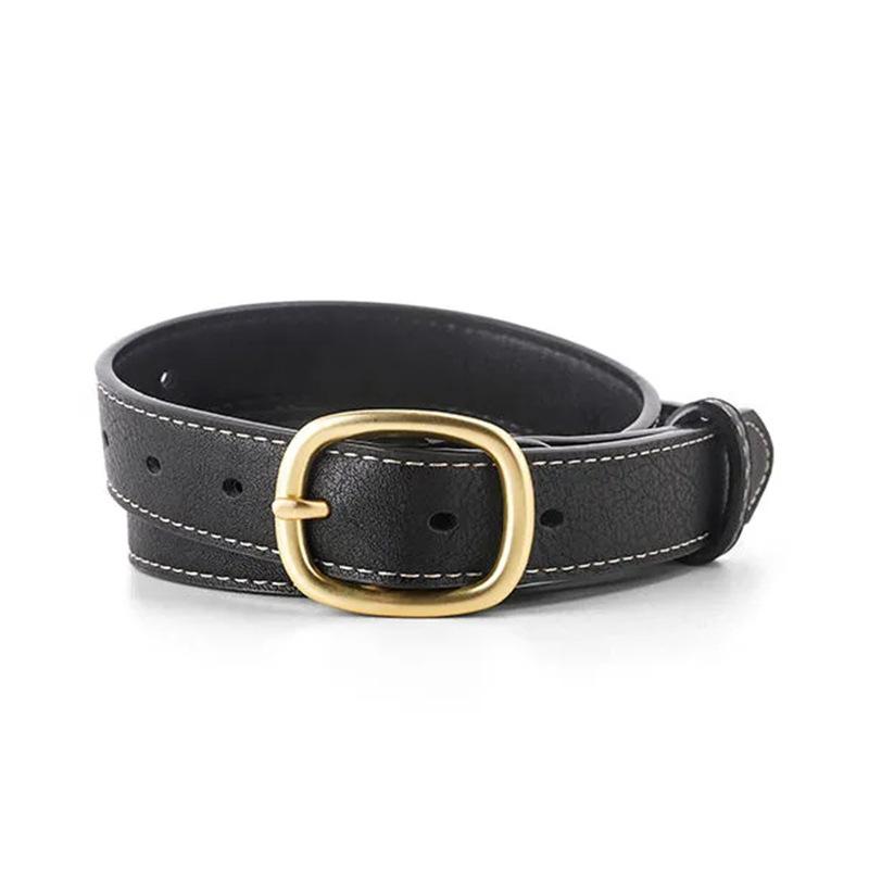 

Женский ремень Мода Новый Гладкая пряжка Тонкий ремень Ремешок для юбки Украшение платья Универсальный женский ремень 105cm