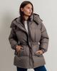 Winter Jacket with Drawstrings H 8038 M Mocha