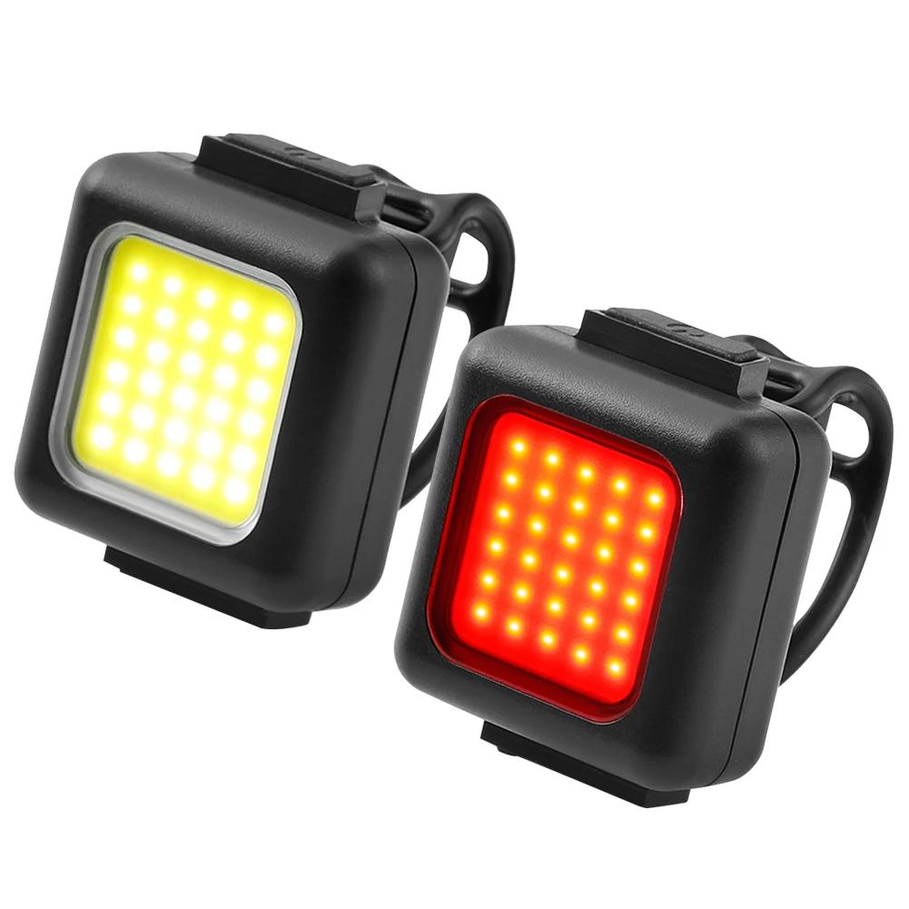 Rechargeable Bike Tail Light with Turn Signals Warning Bike Lights & Horn Remote Bike Rear Light Waterproof for Night Riding