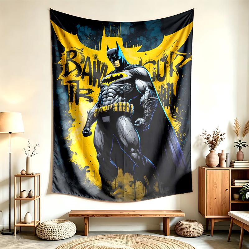 Batman (14) Wandteppich Geeignet Für Die Dekoration Von Häusern Wohnheimen Und Schlafzimmern Weich Anzufassen Und Ein Perfektes Geschenk Für Freunde Und Familie