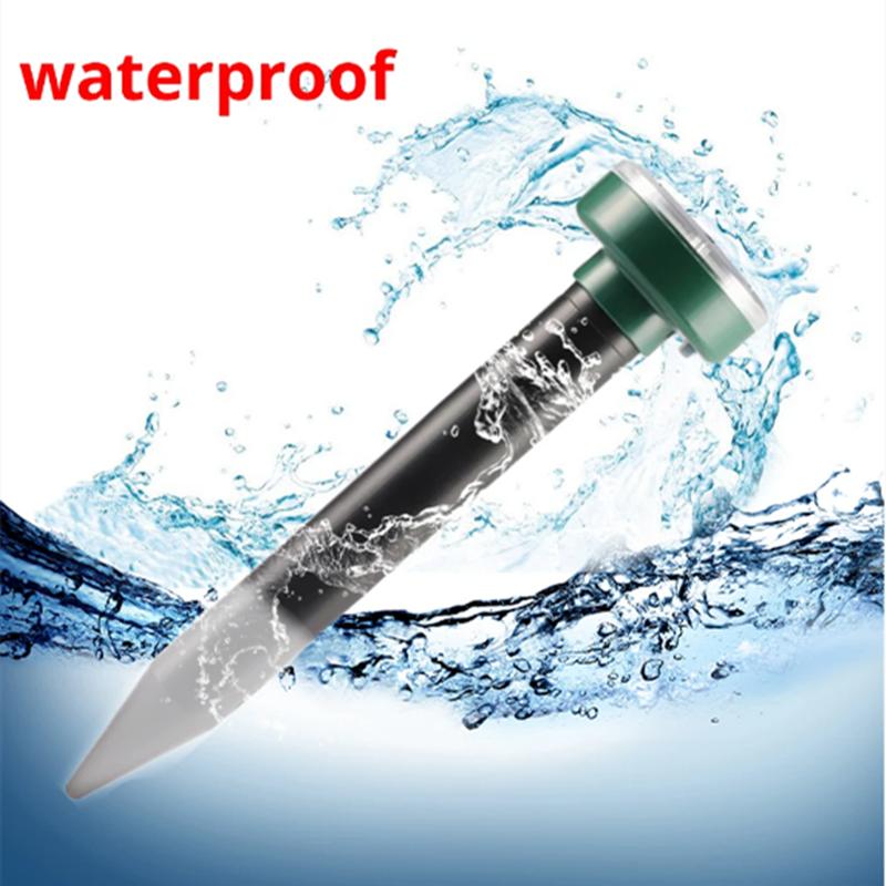 4 bucăți, cu ultrasunete, cu energie solară, respingător de dăunători, respingător de rozătoare, lampă de curte în aer liber, respingător de șoareci pentru terenuri agricole