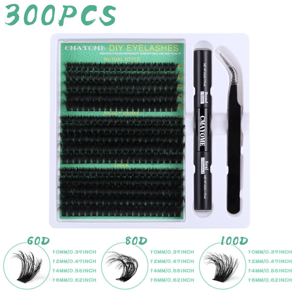 

Thick Curl D Curl Single Cluster False Eyelashes 10-16Mm Activity Diy Segmented Grafting Natural Hair