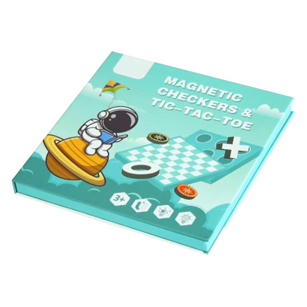 2-in-1 Magnetic Board Game Travel Activities For Kids Foldable Plane And Car Games Family Fun Travel For Boy And Girl O