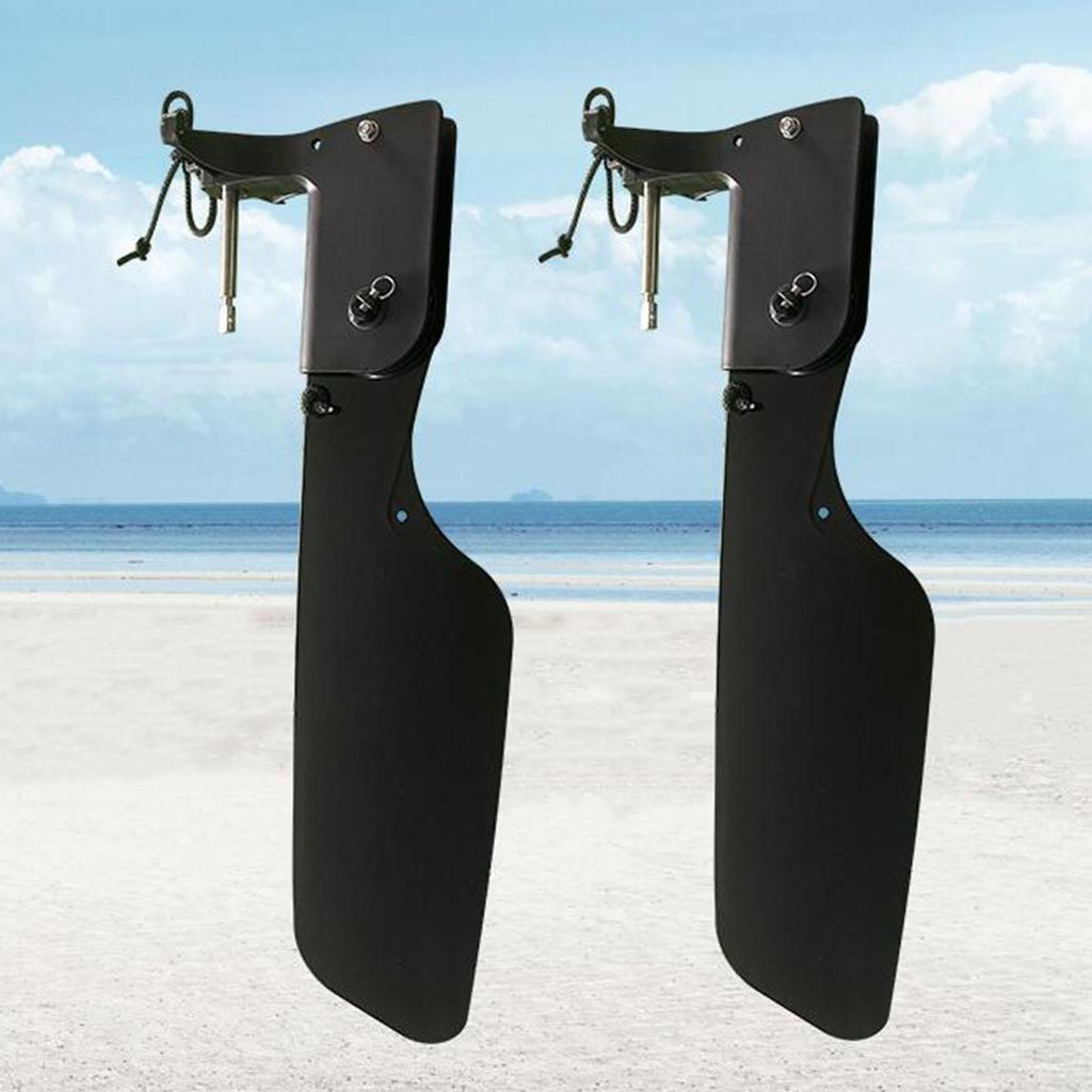 Kayak Tail Rudder Canoeing Accessory PVC Replace Parts, Foot Control Canoe Boat for