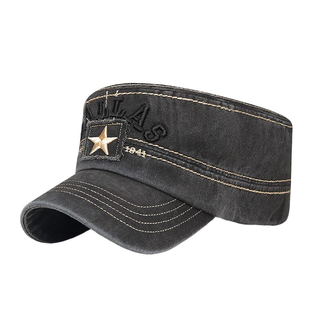 

Cotton Baseball Cap Anti-UV Peaked cap Fashion Fishing Hat for Men Women чорний
