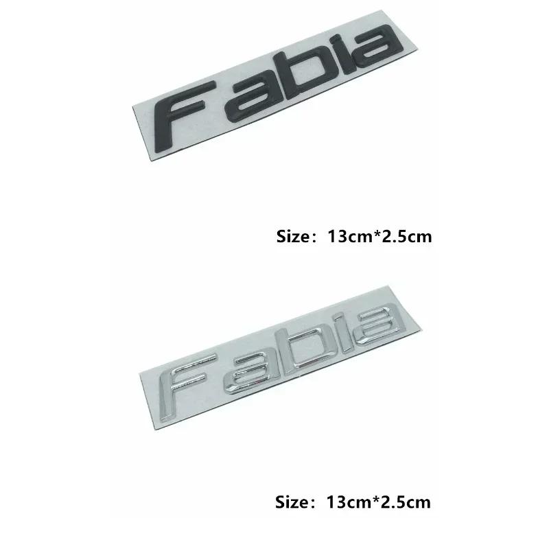 AHUQ1 Letter Stickers for SKODA 4x4 Logo Karoq Kamiq Kodiaq Superb Octavia A7 Tour Rapid Yeti Car Rear Trunk Emblem Badge Accessories